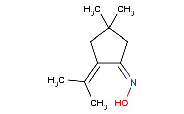 CYCLOPENTANONE, 4,4-DIMETHYL-2-(1-METHYLETHYLIDENE)-, OXIME
