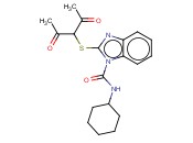 2-[(1-乙酰基-2-氧代<span class='lighter'>丙基</span>)硫]-N-<span class='lighter'>环己基</span>-1H-苯并咪唑-1-甲酰胺