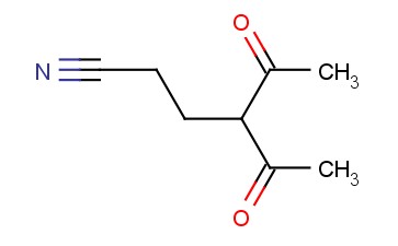 4-<span class='lighter'>ACETYL</span>-5-OXOHEXANENITRILE