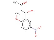 4-羟基-4-(2-甲氧基-5-硝基苯基)-2-<span class='lighter'>丁酮</span>