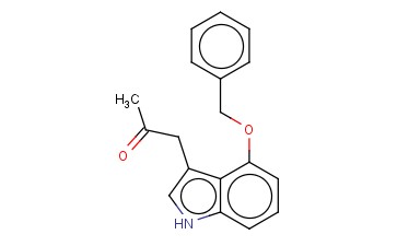 4-<span class='lighter'>BENZYLOXYINDOLE</span>-3-ACETONE