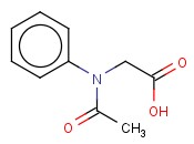 N-乙酰-N-苯基<span class='lighter'>甘氨酸</span>