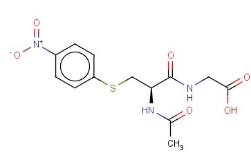 N-乙酰-S-(4-硝基苯基)半胱氨酰<span class='lighter'>甘氨酸</span>