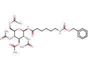 2-ACETAMIDO-2-DEOXY-3,4,6-TRI-O-ACETYL-N[N-(BENZYLOXYCARBONYL)-EPSILON-AMINOCAPROYL]-BETA-D-GLUCOPYRANOSYLAMINE