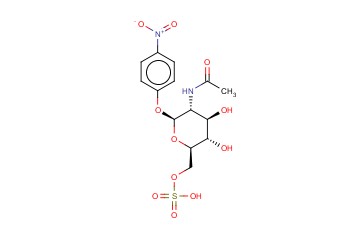 <span class='lighter'>4-NITROPHENYL</span> <span class='lighter'>2-ACETAMIDO-2-DEOXY-BETA-D-GLUCOPYRANOSIDE-6-SULFATE</span> POTASSIUM SALT