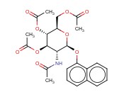 1-萘<span class='lighter'>基</span> 2-乙酰氨基-3,4,6-O-<span class='lighter'>三乙酰基</span>-2-脱氧-beta-D-吡喃葡萄糖苷