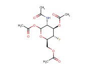 2-<span class='lighter'>ACETAMIDO</span>-4-FLUORO-1,3,6-TRI-O-ACETYL-2,4-DIDEOXY-D-GLUCOPYRANOSE