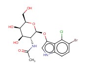 5-溴-4-<span class='lighter'>氯</span>-3-<span class='lighter'>吲哚</span>基-N-乙酰-beta-D-氨基半乳糖苷
