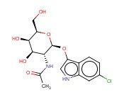 6-<span class='lighter'>氯</span>-3-<span class='lighter'>吲哚</span>基 N-乙酰基-Β-D-氨基半乳糖苷
