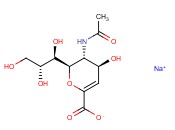 N-<span class='lighter'>ACETYL</span>-2,3-DEHYDRO-2-DEOXYNEURAMINIC ACID SODIUM SALT