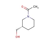 <span class='lighter'>3-PIPERIDINEMETHANOL</span>, 1-ACETYL-, (3S)-