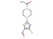 4-CHLORO-2-(1-ACETYL-4-<span class='lighter'>PIPERAZINYL</span>)-5-THIAZOLECARBOXALDEHYDE