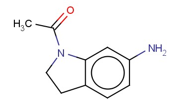 <span class='lighter'>1H-INDOL-6-AMINE</span>, <span class='lighter'>1-ACETYL-2,3-DIHYDRO-</span>
