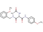 2-(ACETYLAMINO)-N1-(<span class='lighter'>2-METHOXYBENZYL</span>)-N3-(4-METHOXYPHENYL)MALONAMIDE
