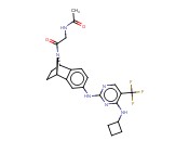 N-[2-[6-[[4-(环丁基氨基)-5-(三<span class='lighter'>氟</span>甲基)-2-嘧啶基]氨基]-1,2,3,4-四氢<span class='lighter'>萘</span>-1,4-亚氨-9-基]-2-氧代乙基]乙酰胺