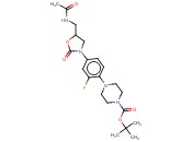 4-[4-[5-[(乙酰<span class='lighter'>氨基</span>)甲基]-2-<span class='lighter'>氧</span>代-3-恶唑烷基]-2-氟苯基]-1-哌嗪甲酸<span class='lighter'>叔</span><span class='lighter'>丁</span><span class='lighter'>酯</span>