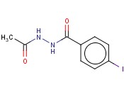 N'-<span class='lighter'>ACETYL</span>-4-IODOBENZOHYDRAZIDE