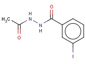N'-<span class='lighter'>ACETYL</span>-3-IODOBENZOHYDRAZIDE