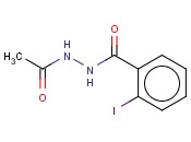 N'-<span class='lighter'>ACETYL</span>-2-IODOBENZOHYDRAZIDE