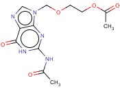 9-[(2-<span class='lighter'>ACETOXY</span>ETHOXY)METHYL]-ACETYLGUANINE