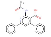 2-ACETYLAMINO-4,6-<span class='lighter'>DIPHENYL</span>-NICOTINIC ACID
