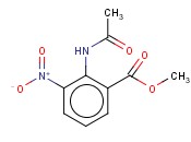 2-(乙酰<span class='lighter'>氨基</span>)-3-<span class='lighter'>硝基苯甲酸</span><span class='lighter'>甲</span><span class='lighter'>酯</span>