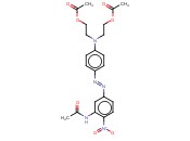 2,2'-[[3-乙酰<span class='lighter'>氨基</span>-4-[(4-硝基苯基)偶氮]苯基]<span class='lighter'>亚</span><span class='lighter'>氨基</span>]<span class='lighter'>二</span>乙基<span class='lighter'>二</span><span class='lighter'>乙酸</span><span class='lighter'>酯</span>