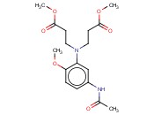 3-(N,N-二甲氧羰酰<span class='lighter'>乙基</span>)氨基-4-甲氧基乙酰<span class='lighter'>苯胺</span>