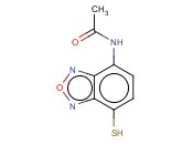 AABD-SH (=4-乙酰氨基-7-<span class='lighter'>巯基</span>-2,1,3-苯并恶<span class='lighter'>二</span>唑][用于高效液相色谱标记]