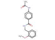 4-(ACETYLAMINO)-N-(<span class='lighter'>2-METHOXYBENZYL</span>)BENZAMIDE