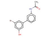 5-(3-ACETYLAMINOPHENYL)-3-<span class='lighter'>BROMOPHENOL</span>