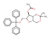 4-O-乙酰<span class='lighter'>基</span>-2,5-酐-1,3-O-异<span class='lighter'>亚</span>丙基-6-O-三<span class='lighter'>苯</span>甲游<span class='lighter'>基</span>-D-葡萄<span class='lighter'>烯</span>糖