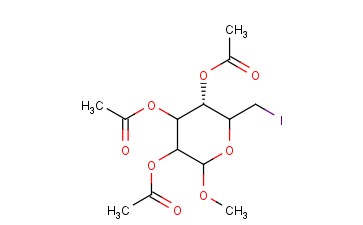 6-IODO-ALPHA-METHYLGLUCOSIDE <span class='lighter'>TRIACETATE</span>