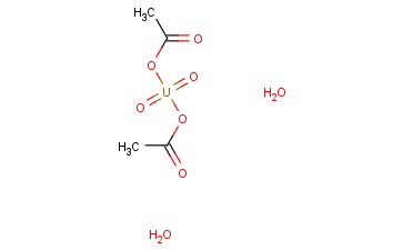 乙酸铀酰<span class='lighter'>二水合物</span>