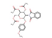 4-<span class='lighter'>甲</span><span class='lighter'>氧</span><span class='lighter'>苯基</span>-3,4,6-<span class='lighter'>三</span>-O-乙酰<span class='lighter'>基</span>-2-脱氧-2-苯二<span class='lighter'>甲</span><span class='lighter'>酰</span>亚氨基-β-D-吡喃葡萄糖苷