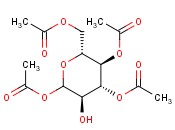 1,3,4,6-TETRA-O-<span class='lighter'>ACETYL</span>-D-GLUCOPYRANOSE