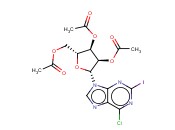 2',3',5'-三-O-乙酰-6-<span class='lighter'>氯</span>-2-碘<span class='lighter'>嘌呤</span>核苷