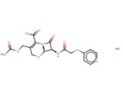 (6R,7R)-3-(<span class='lighter'>乙酰</span>氧甲基)-8-氧代-7-[(2-<span class='lighter'>吡啶</span>-4-基硫<span class='lighter'>乙酰</span>)氨基]-5-硫杂-1-氮杂双环[4.2.0]辛-2-烯-2-甲酸钠