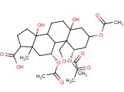 1-B,3-B,11-A,19-TETRA-<span class='lighter'>ACO</span>-5,14-DI-HO-5-B,14-B-ANDROSTANE-17-BETA-CARBOXYLIC ACID