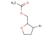 (3-BROMO-<span class='lighter'>TETRAHYDROFURAN</span>-2-YL)METHYL ACETATE