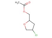 (4-CHLORO-<span class='lighter'>TETRAHYDROFURAN</span>-2-YL)METHYL ACETATE