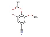 3-<span class='lighter'>溴</span>-5-<span class='lighter'>甲</span><span class='lighter'>氧基</span>-4-乙酰<span class='lighter'>氧基</span>苯<span class='lighter'>甲</span>腈