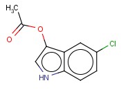 3-ACETYLOXY-5-<span class='lighter'>CHLOROINDOLE</span>