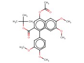 4-<span class='lighter'>ACO</span>-1-(3,4-DI-MEO-PH)-6,7-DI-MEO-NAPHTHALENE-2-CARBOXYLIC ACID TERT-BU ESTER