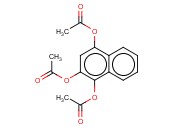 1,2,4-NAPHTHALENETRIOL <span class='lighter'>TRIACETATE</span>