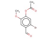 4-乙酰<span class='lighter'>氧基</span>-2-<span class='lighter'>溴</span>-5-<span class='lighter'>甲</span><span class='lighter'>氧基</span>苯甲醛