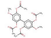 <span class='lighter'>4,4</span>'-<span class='lighter'>DIMETHOXY-2,2</span>'<span class='lighter'>5,5</span>'-<span class='lighter'>TETRAACETOXYBIPHENYL</span>