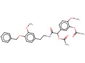 ACETIC ACID (3-<span class='lighter'>ACO</span>-4-MEO-PH)-(2-(4-BENZYLOXY-3-MEO-PH)-ETHYLCARBAMOYL)-ME ESTER