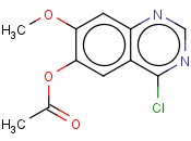 4-氯-7-<span class='lighter'>甲</span>氧基喹唑啉-6-醇<span class='lighter'>乙酸</span><span class='lighter'>酯</span>盐酸盐