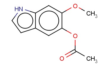 5-ACETOXY-6-<span class='lighter'>METHOXYINDOLE</span>